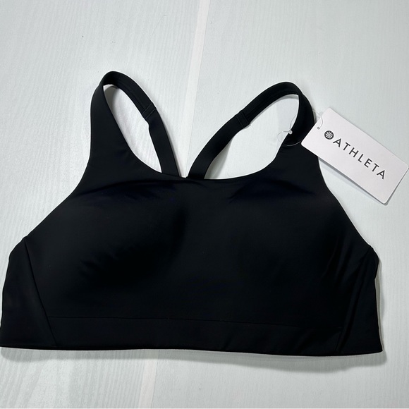 Athleta Advance Bra Black NWT Adjustable Size 38B - Picture 12 of 12